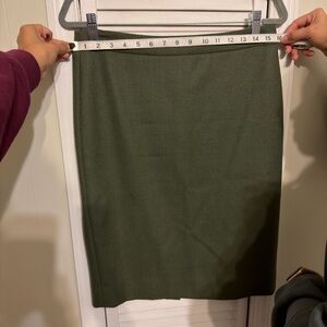 J. Crew Wool Midi Skirt